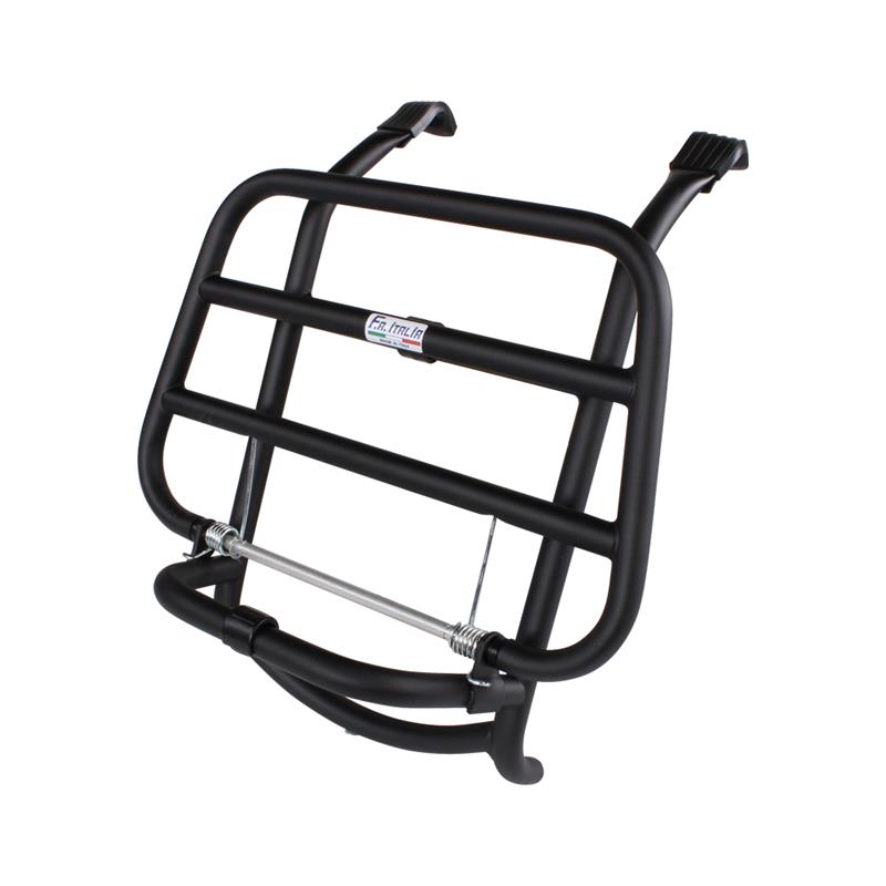FA Italia Matte Black Front Rack for Vespa GTS 250/300
